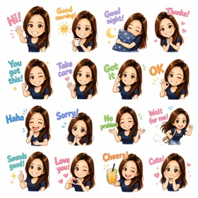 Sample sticker sheet 1