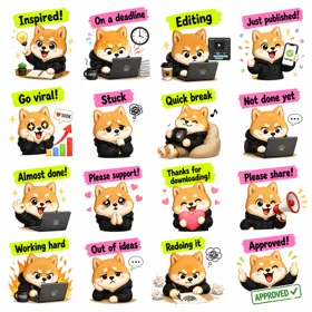Sample sticker sheet 2