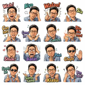 Sample sticker sheet 3