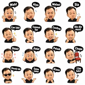 Sample sticker sheet 6